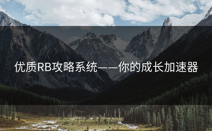优质RB攻略系统——你的成长加速器